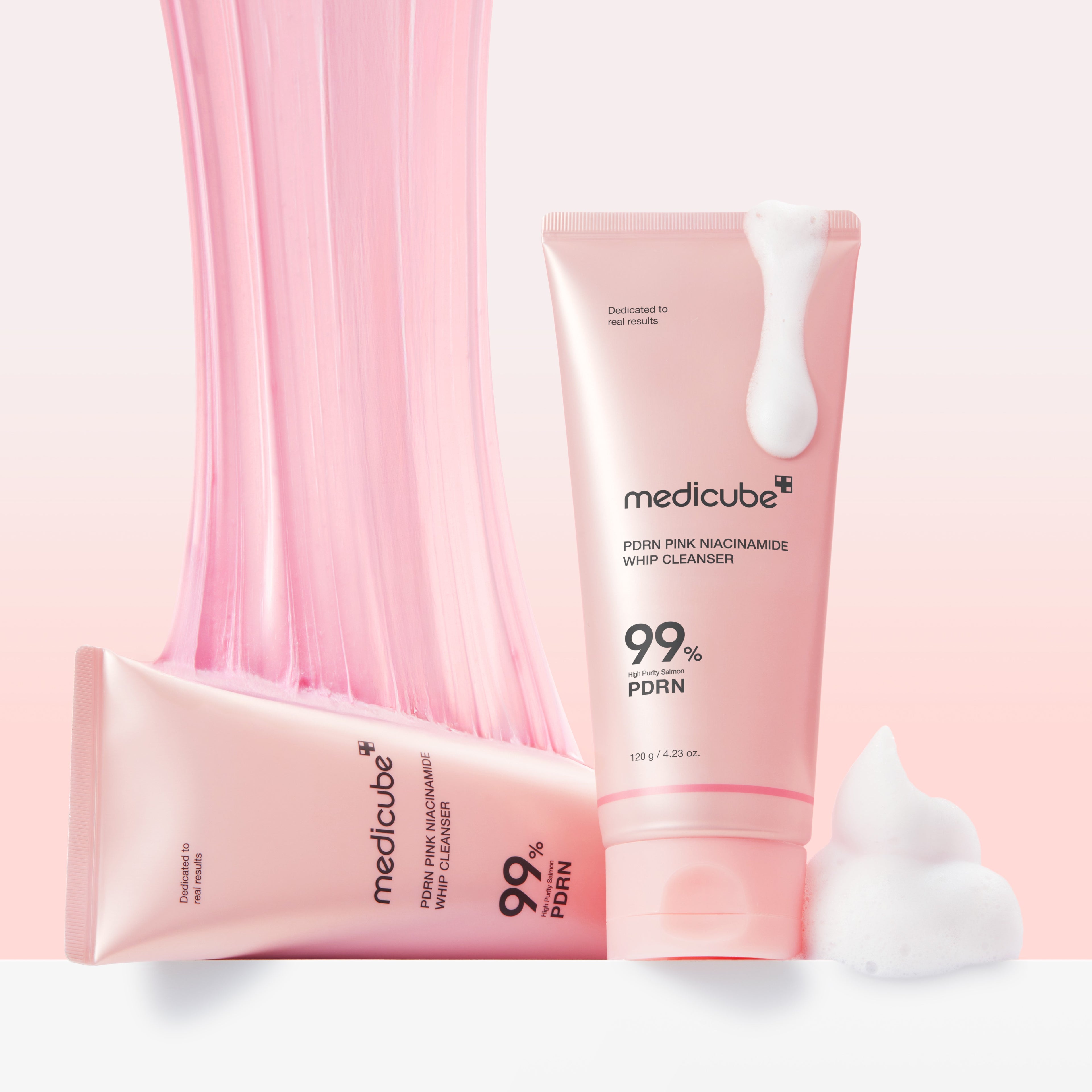 Medicube PDRN Pink Niacinamide Whip Cleanser 120g