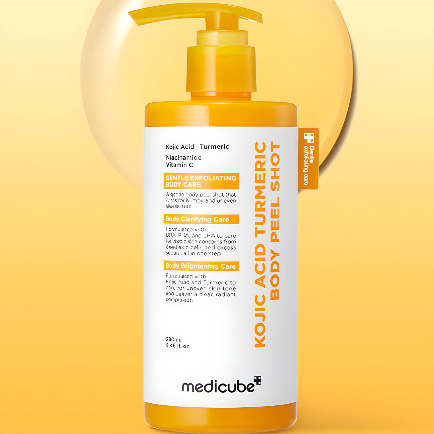MEDICUBE Kojic Acid Turmeric Body Peel Shot 280ml