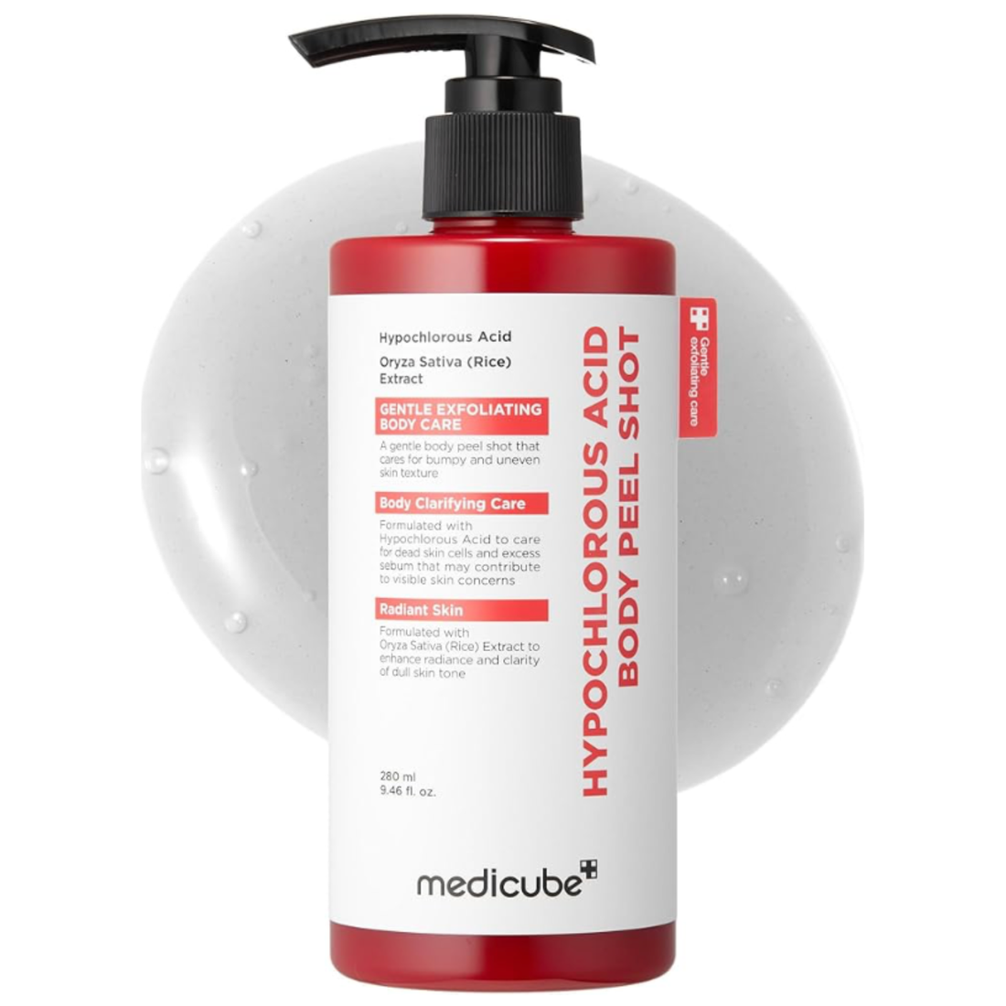 MEDICUBE Hypochlorous Acid Body Peel Shot 280ml
