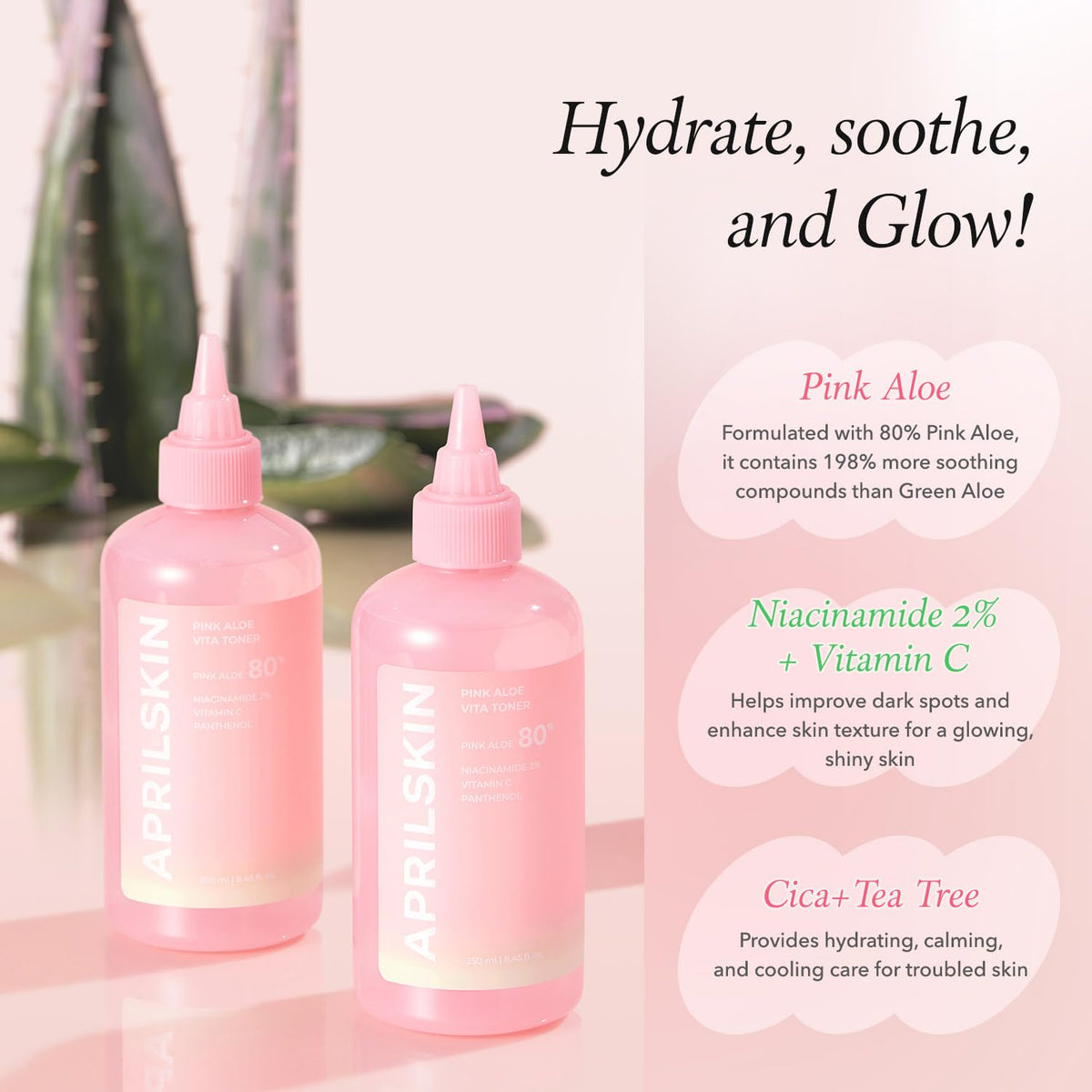 Aprilskin Pink Aloe Vita Toner 250ml