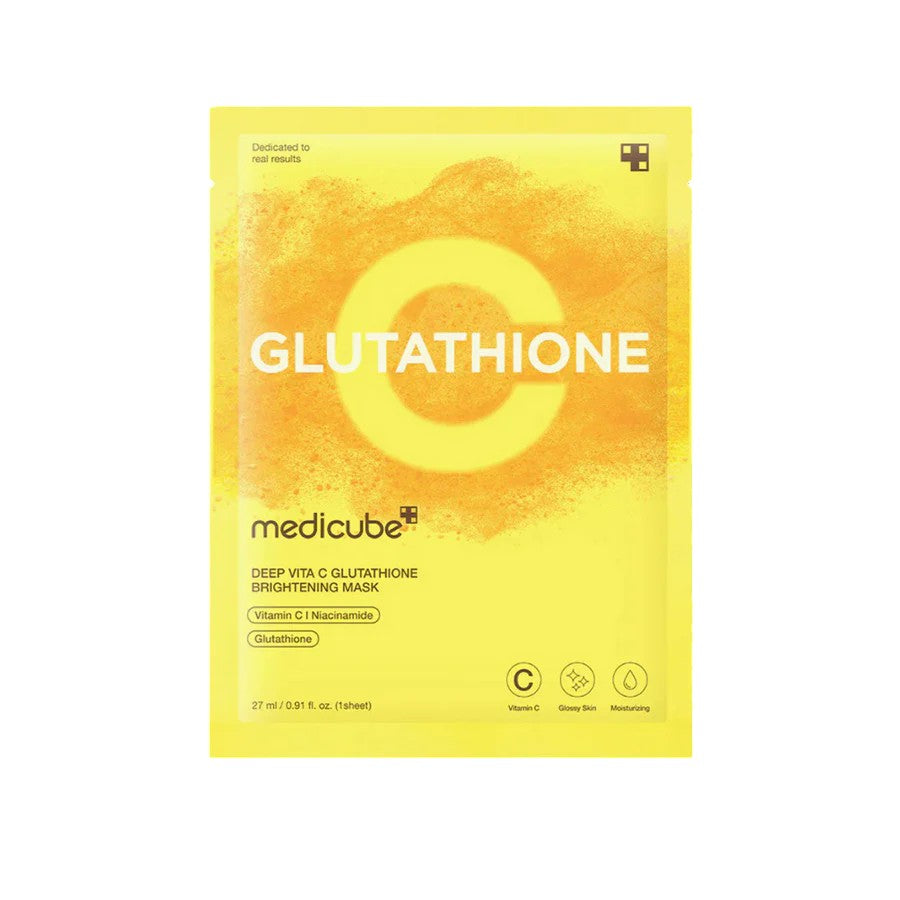 Medicube Deep Vita C Glutathione Brightening Mask 27ml