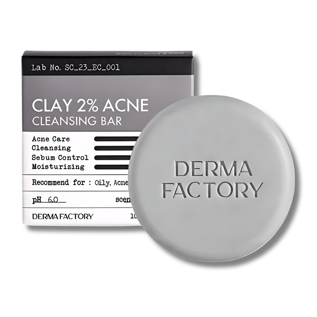 Clay 2% Acne Cleansing Bar