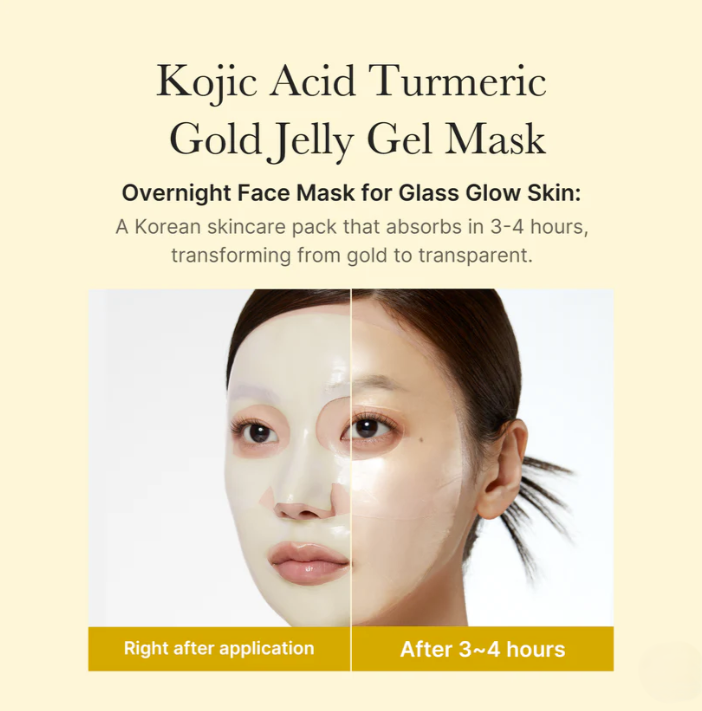 Medicube Kojic Acid Turmeric Brightening Gel Mask 4EA