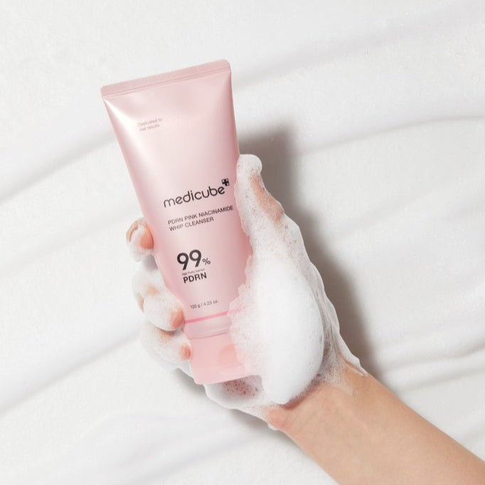 Medicube PDRN Pink Niacinamide Whip Cleanser 120g