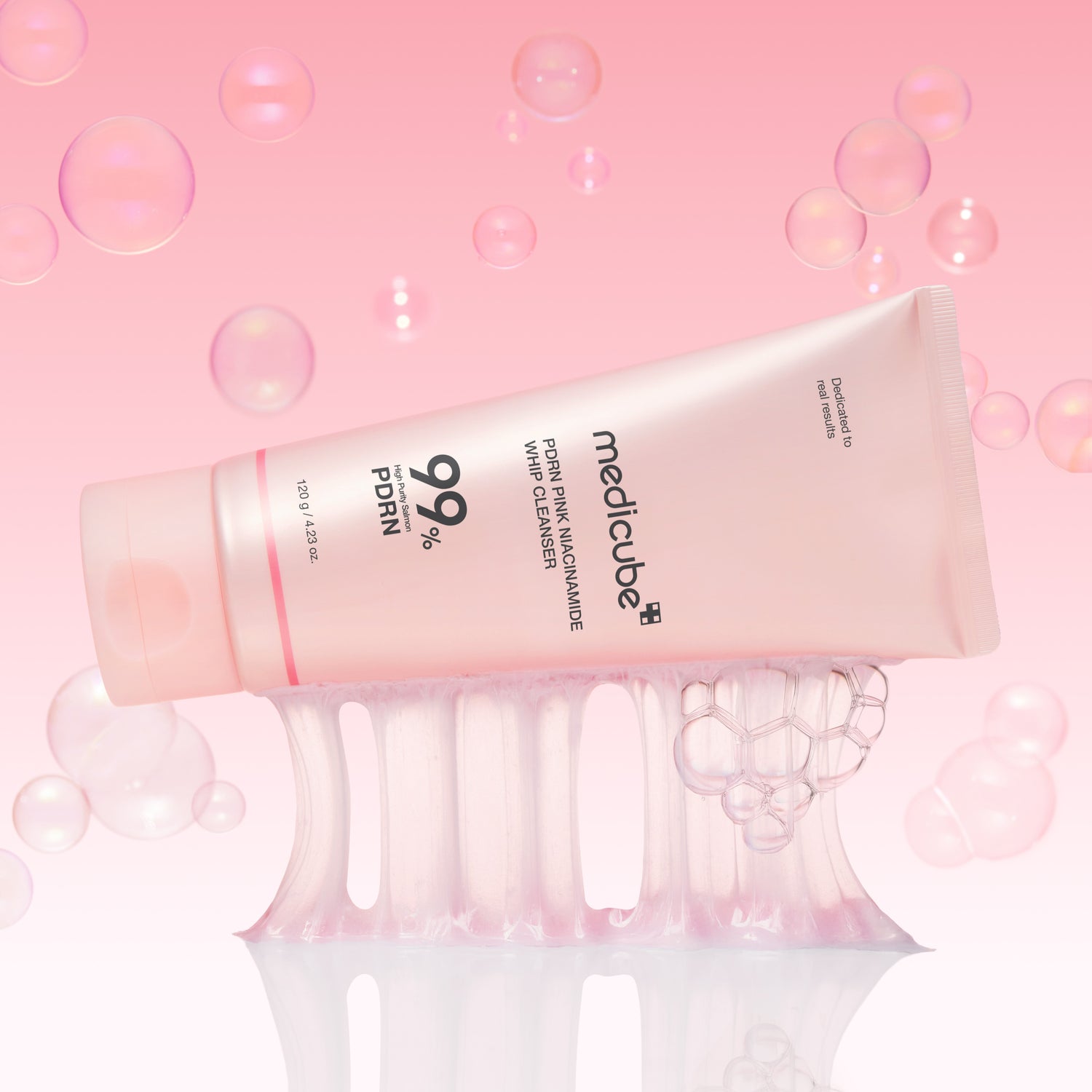 Medicube PDRN Pink Niacinamide Whip Cleanser 120g