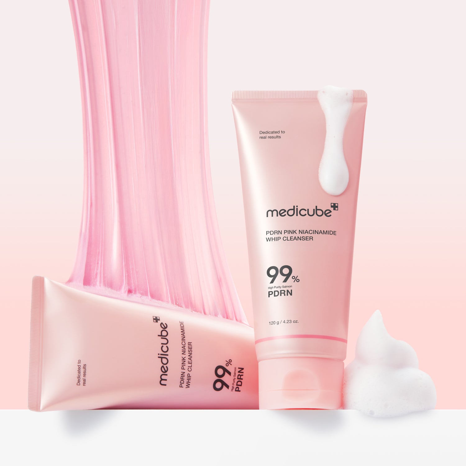 Medicube PDRN Pink Niacinamide Whip Cleanser 120g