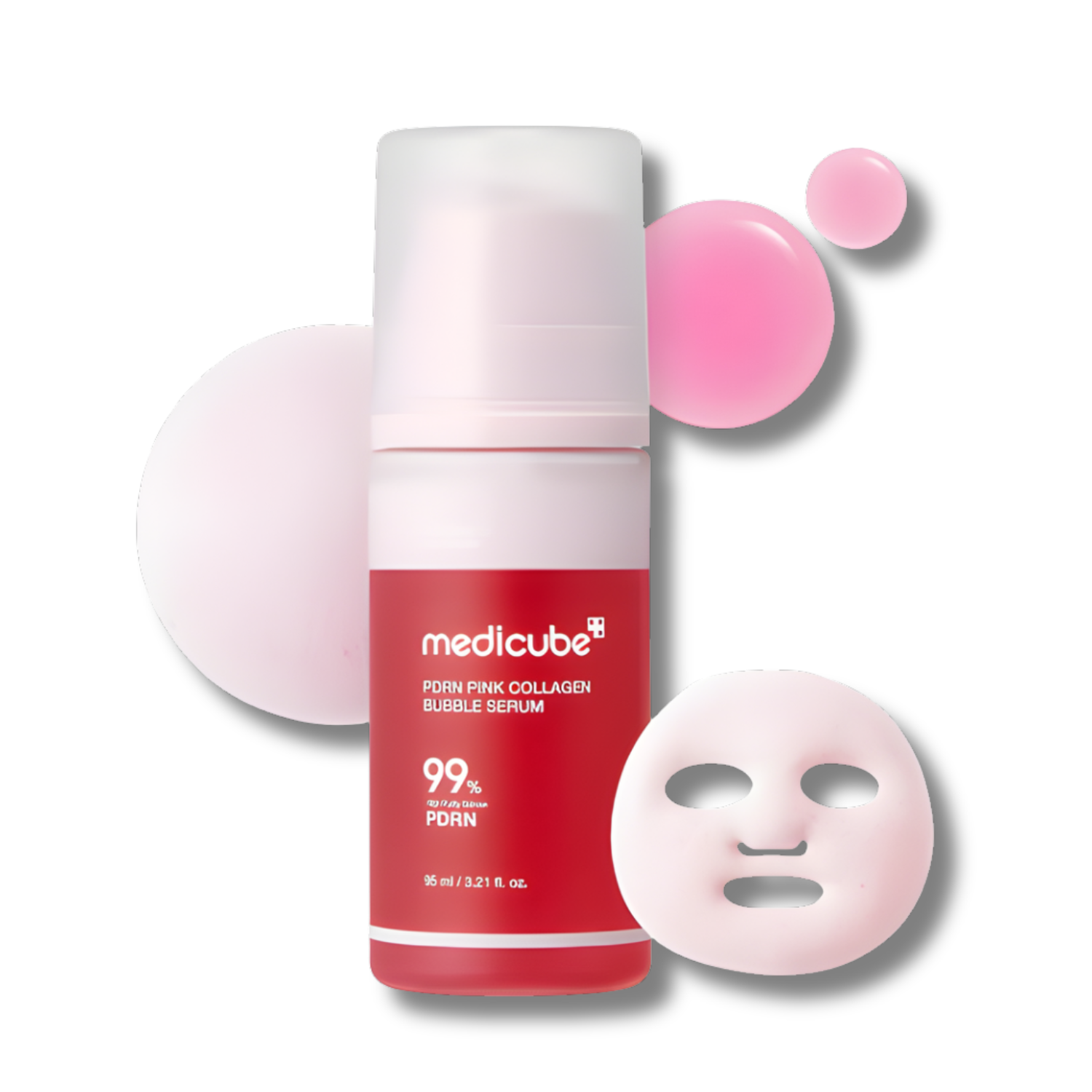 MEDICUBE PDRN Pink Collagen Bubble Serum 95ml