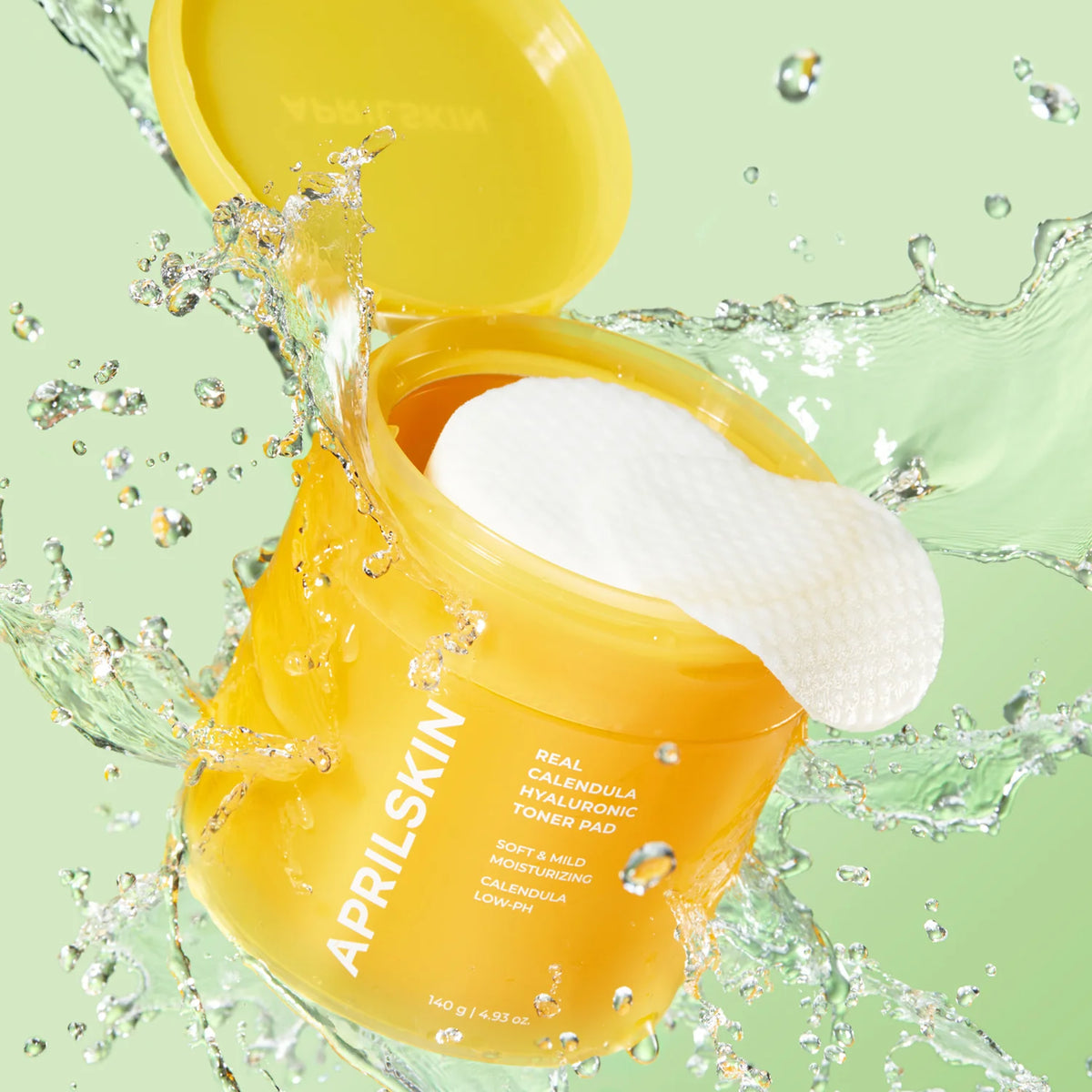 Aprilskin Real Calendula Hyaluronic Toner Pad 140g