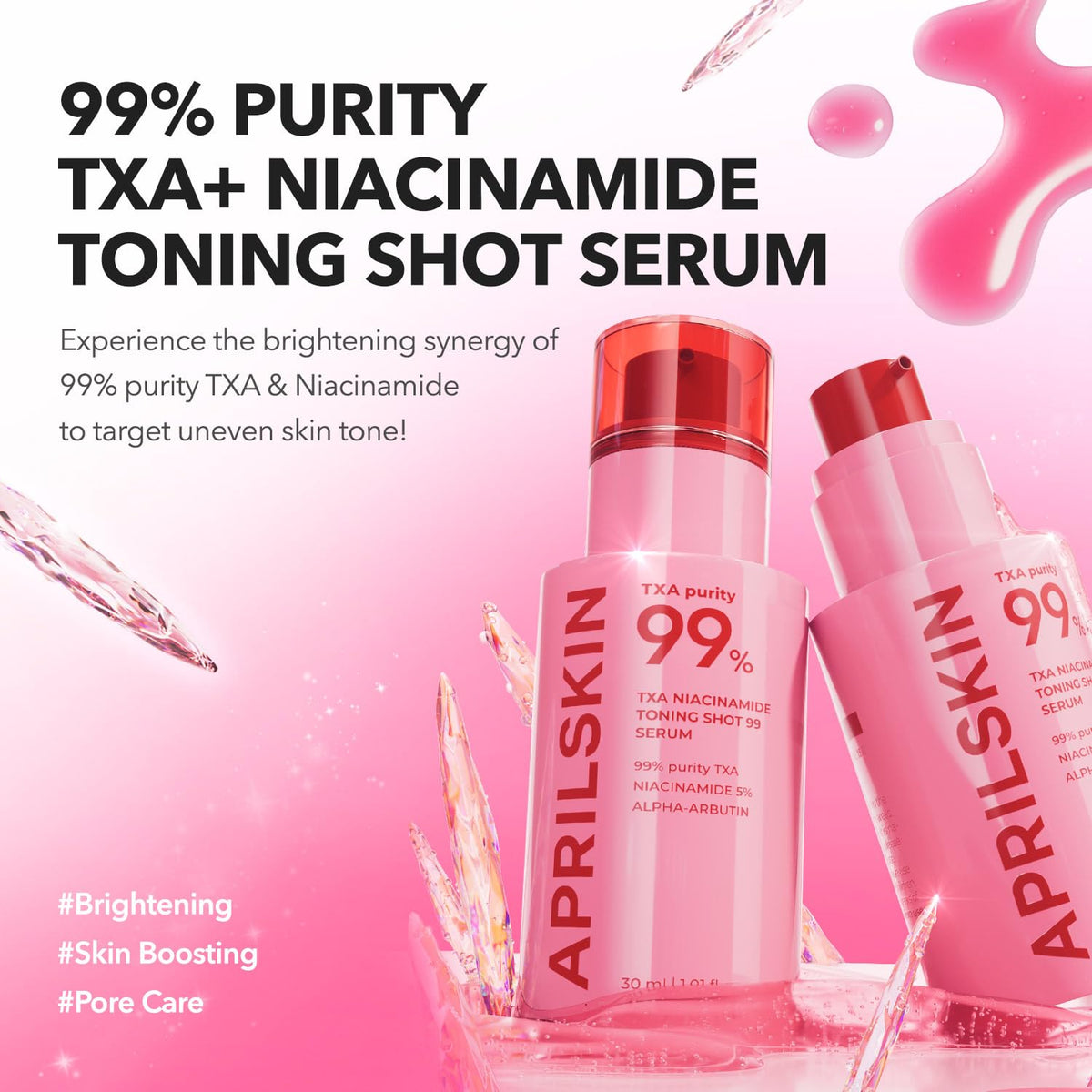 Aprilskin TXA Niacinamide Toning Shot 99 Serum 30ml