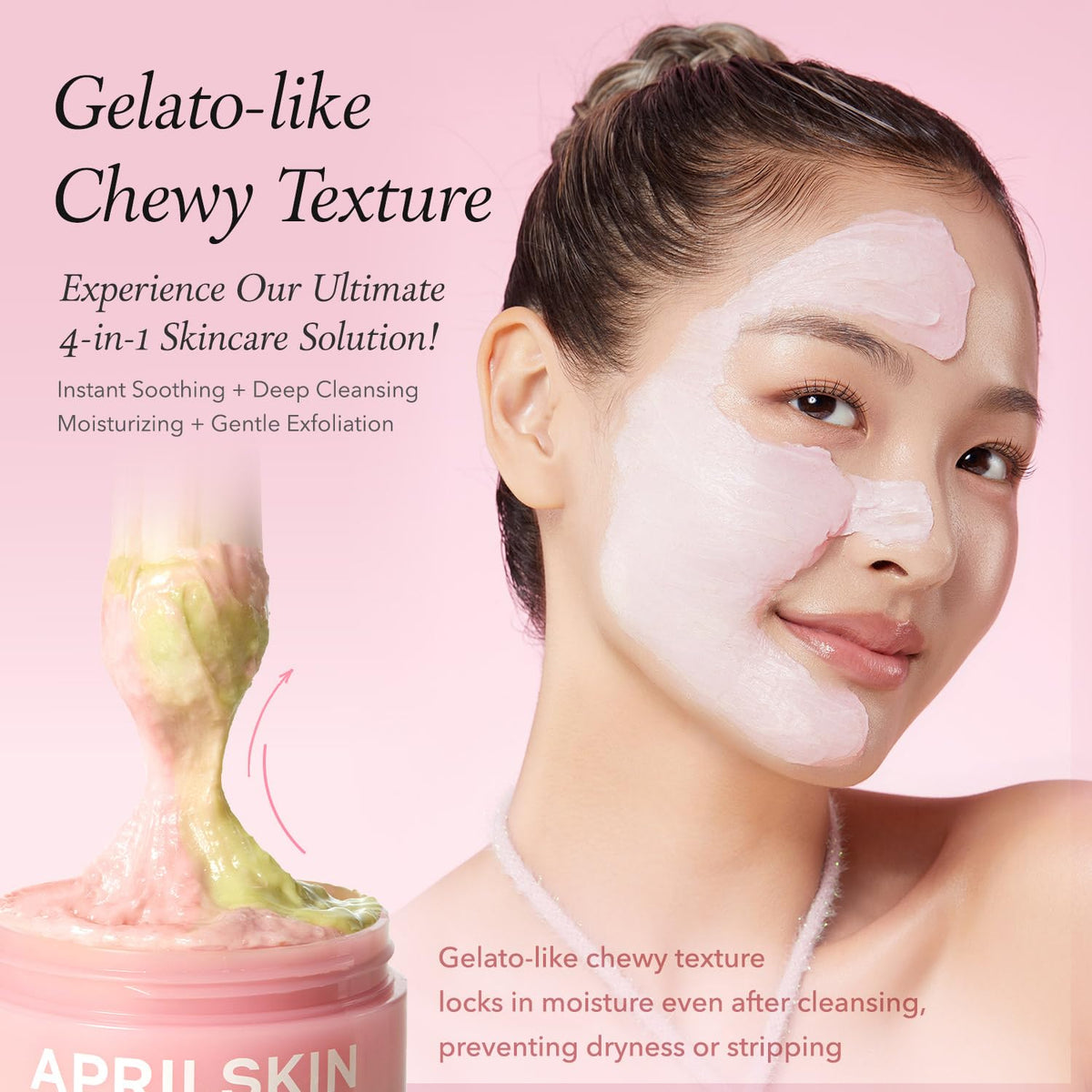 Aprilskin Pink Aloe Pack Cleanser 120g