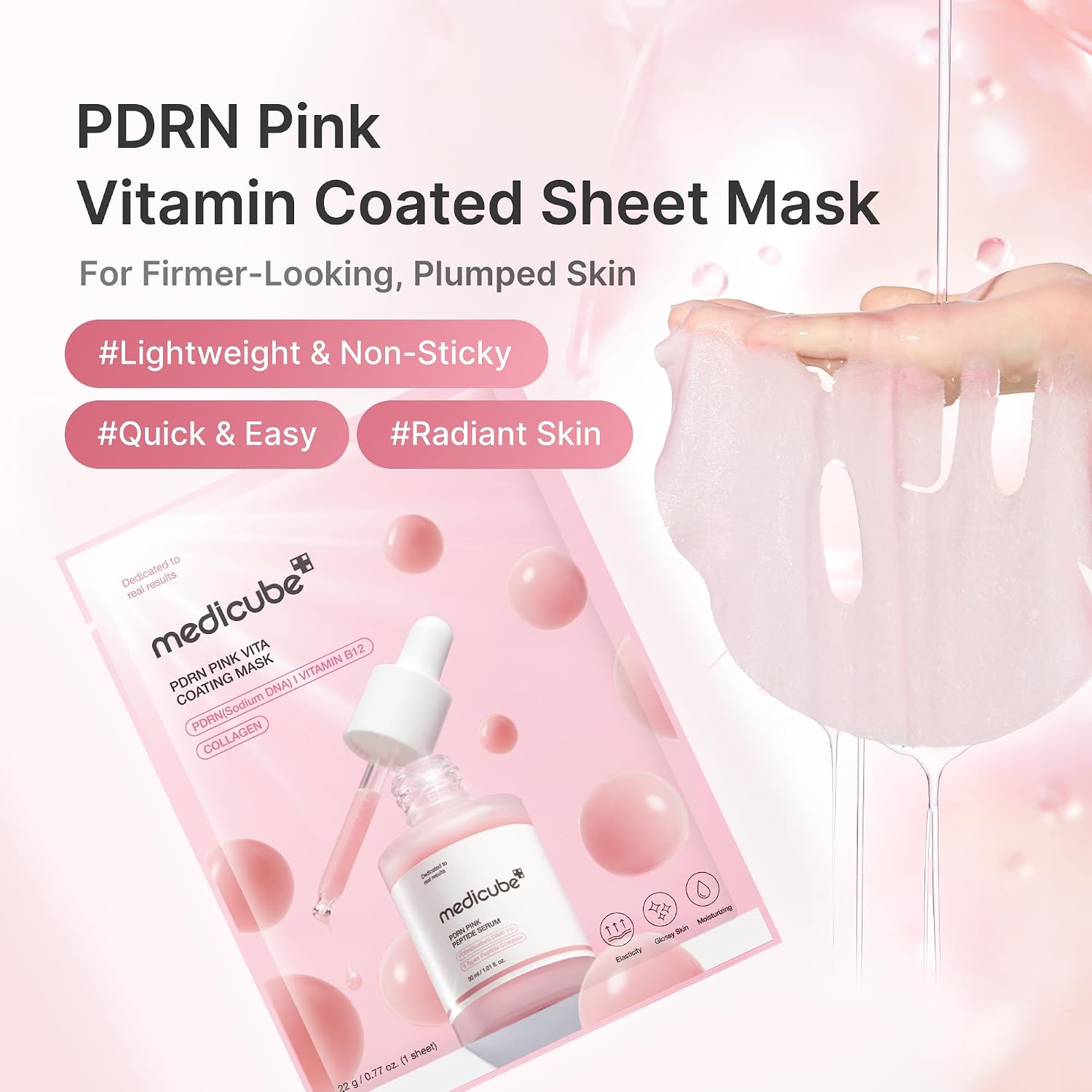 Medicube PDRN Pink Vita Coating Mask 22g