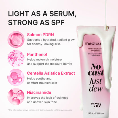 Medicube Pdrn Hydrating UV Sun Serum 50ml
