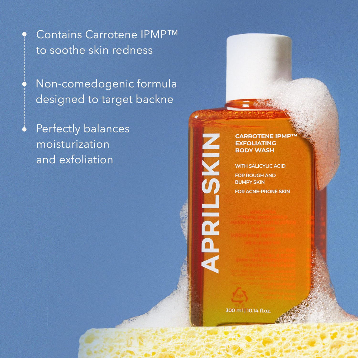 Aprilskin Carrotene IPMP Exfoliating Body Wash 300ml