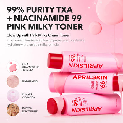 Aprilskin TXA Niacinamide 99 Milky Toner 150ml
