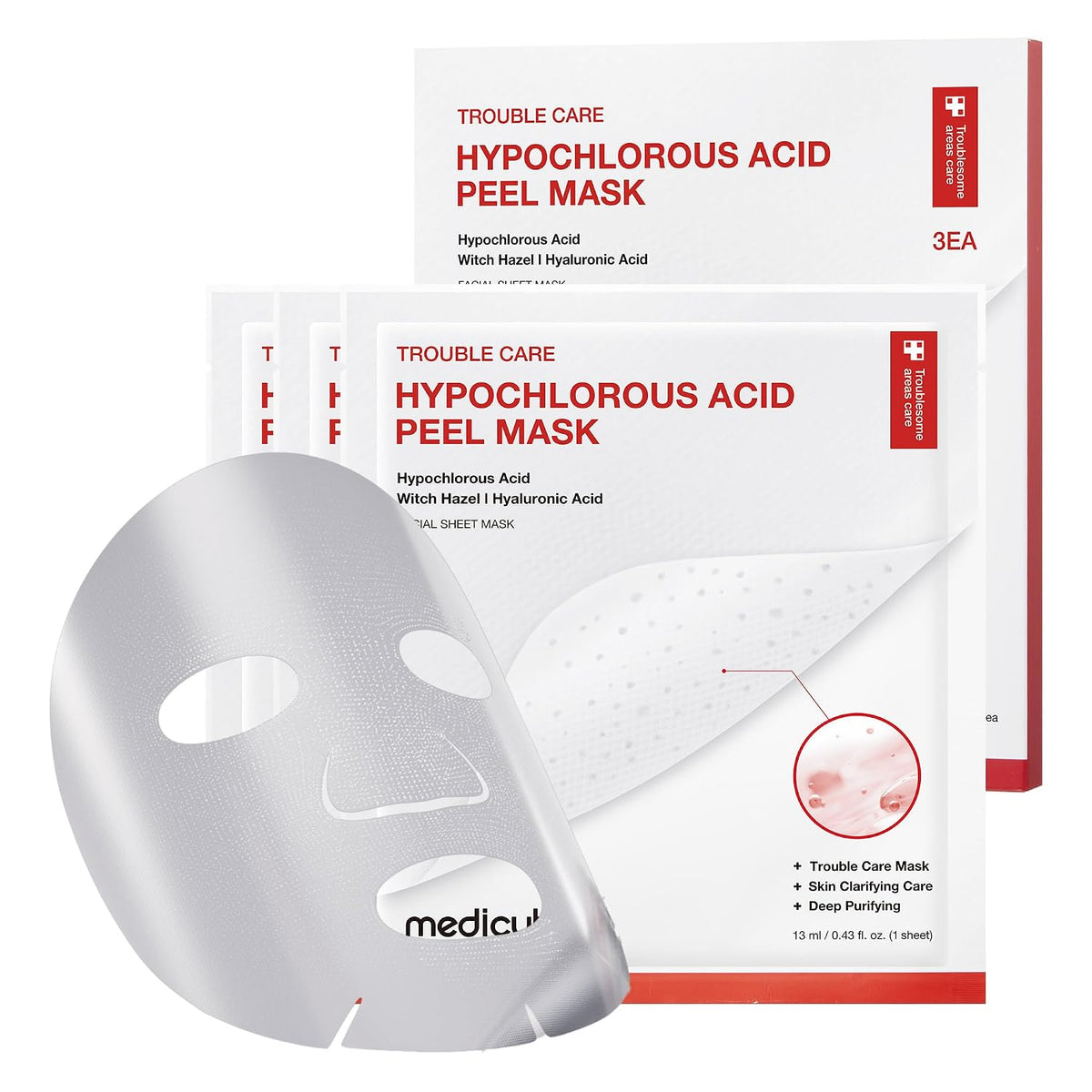 Medicube Hypochlorous Acid Peel Mask 3EA