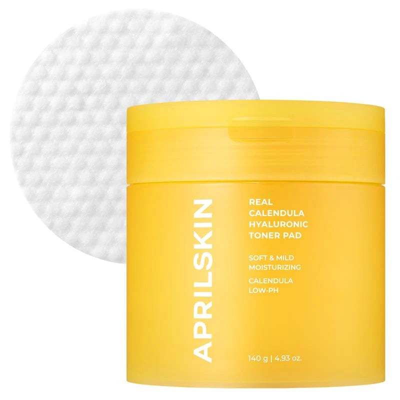 Aprilskin Real Calendula Hyaluronic Toner Pad 140g
