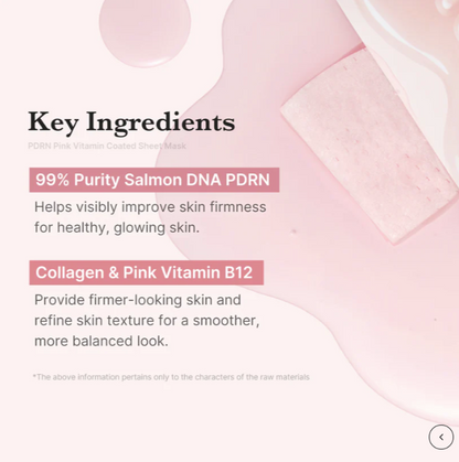 Medicube PDRN Pink Vita Coating Mask 22g