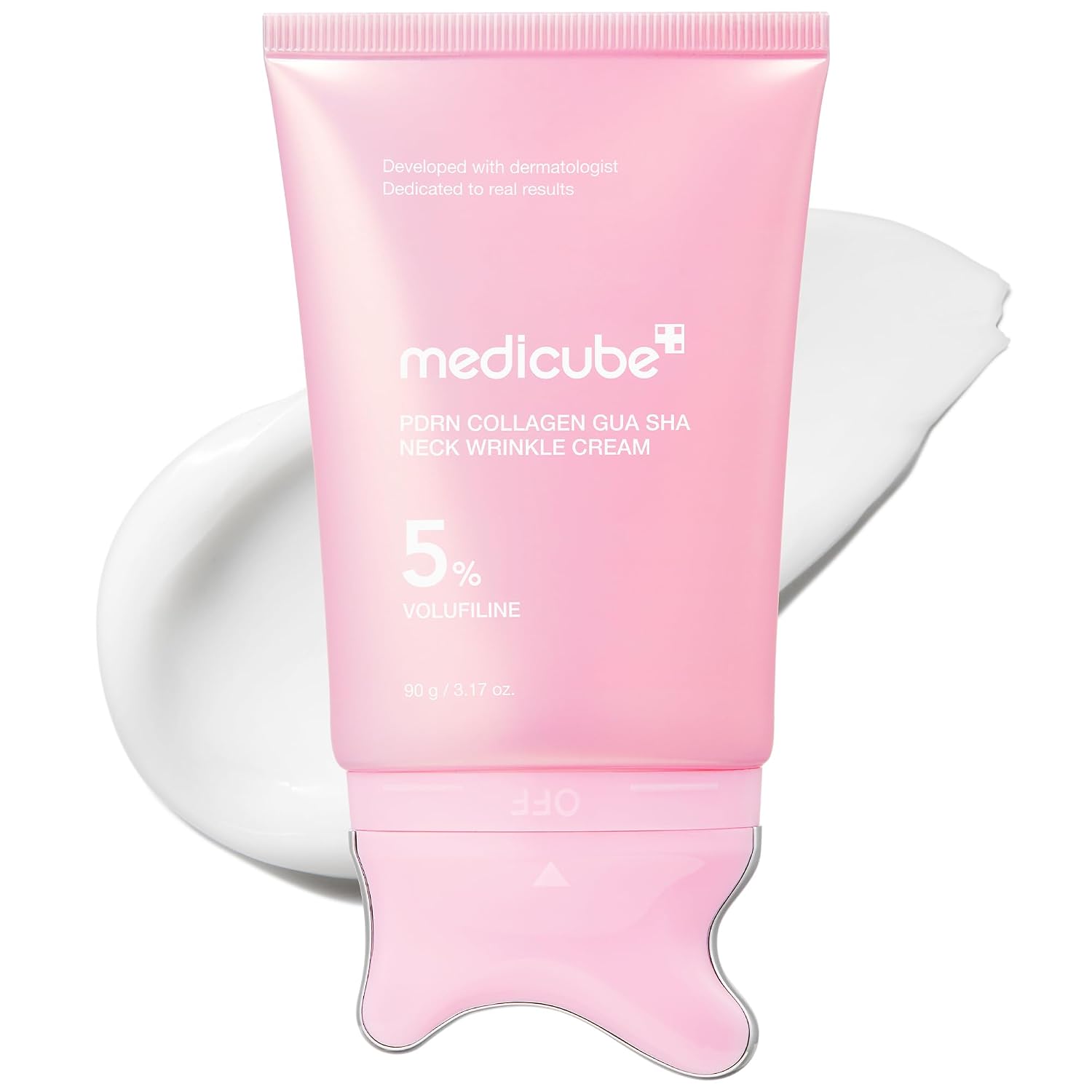 Medicube Pdrn Collagen Gua Sha Neck Wrinkle Cream 90g