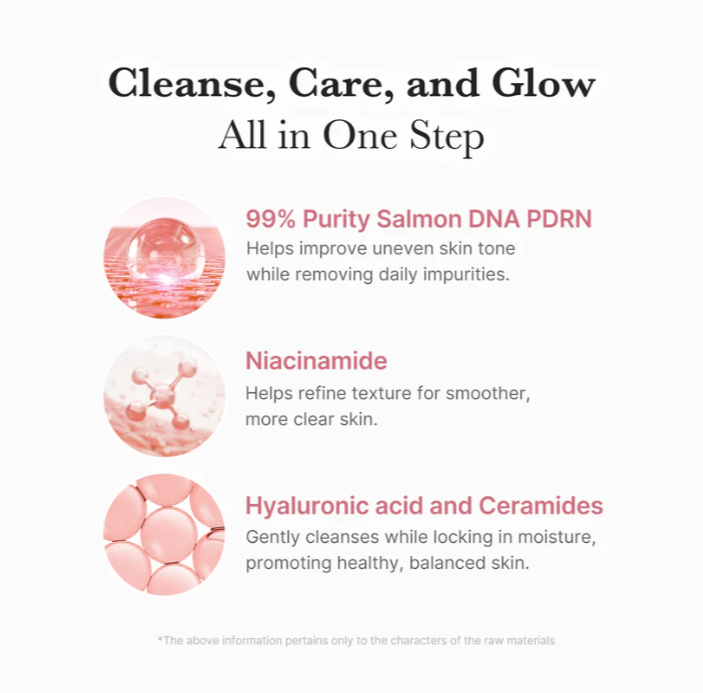Medicube PDRN Pink Niacinamide Whip Cleanser 120g