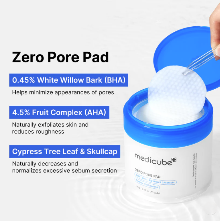 Medicube Zero Pore Pad 2.0 70pcs/200ml
