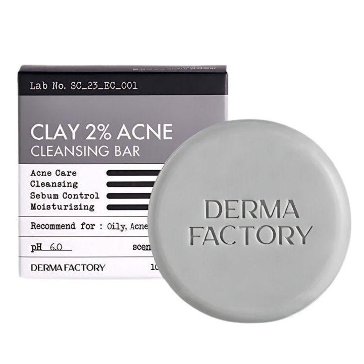 Clay 2% Acne Cleansing Bar