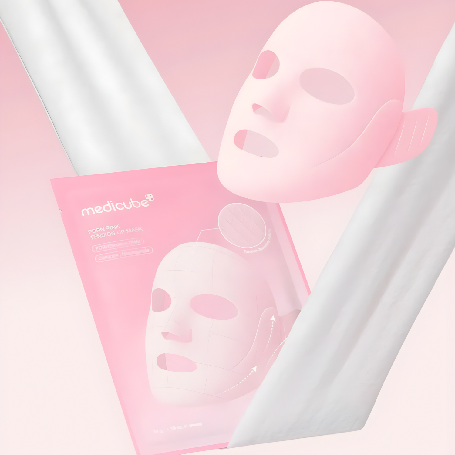 Medicube PDRN Pink Tension Up Mask 4EA