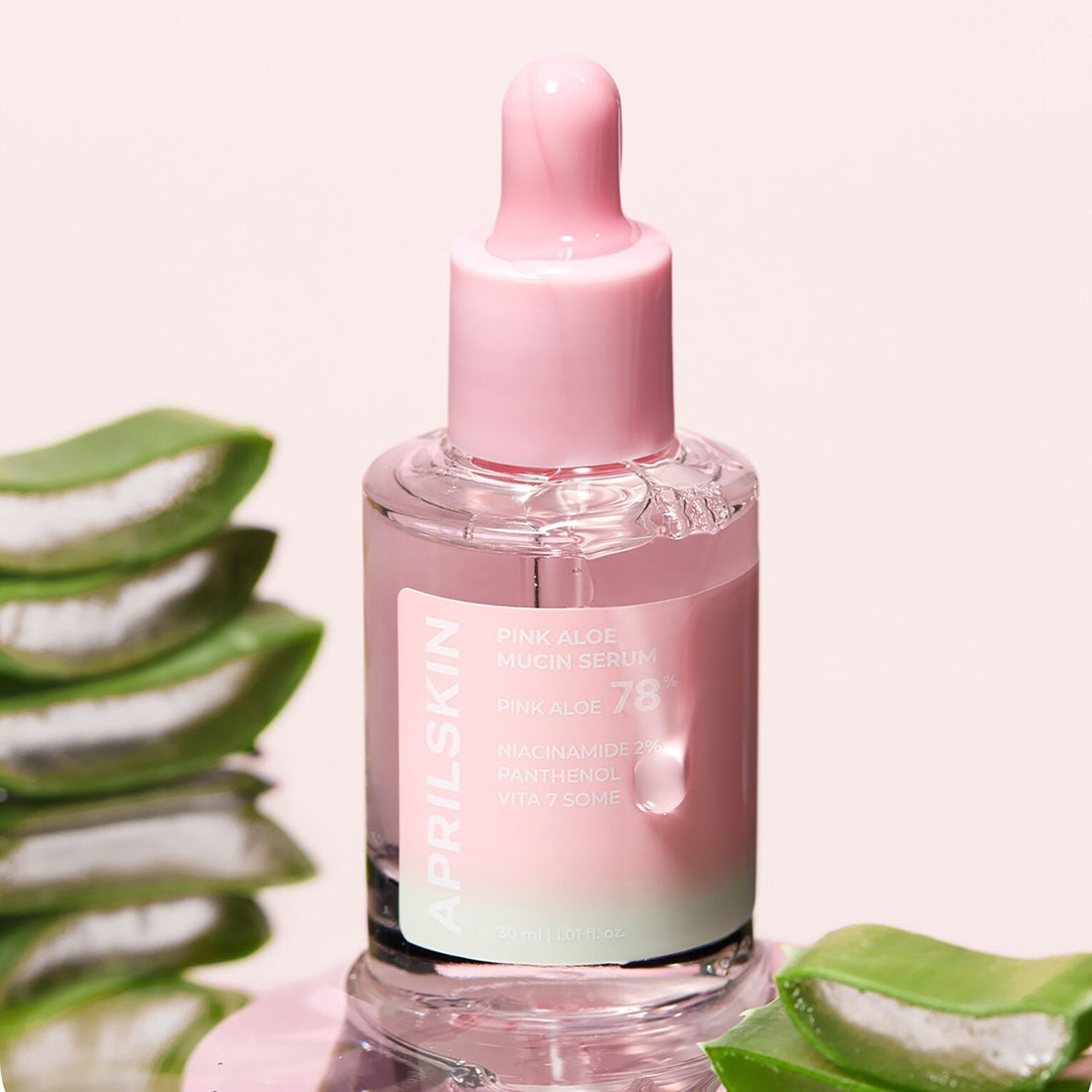 Aprilskin Pink Aloe Mucin Serum 30ml